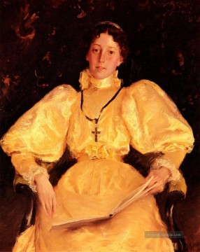  den - The Golden Lady William Merritt Chase